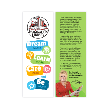 2 x 6 Bookmark (50 Per Pack) - Image 2